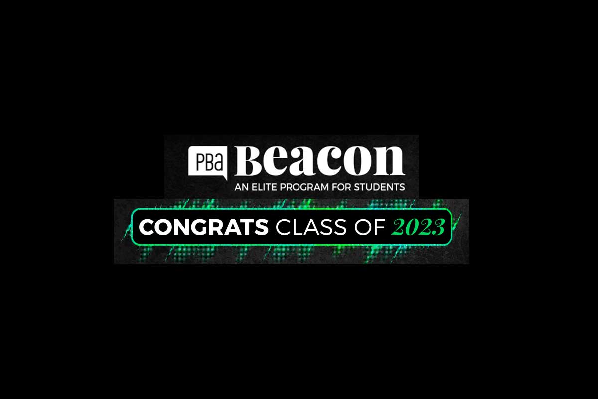 Beacon Logo, an Elite Program for Students with Congrats Class of 2023 at the bottom.